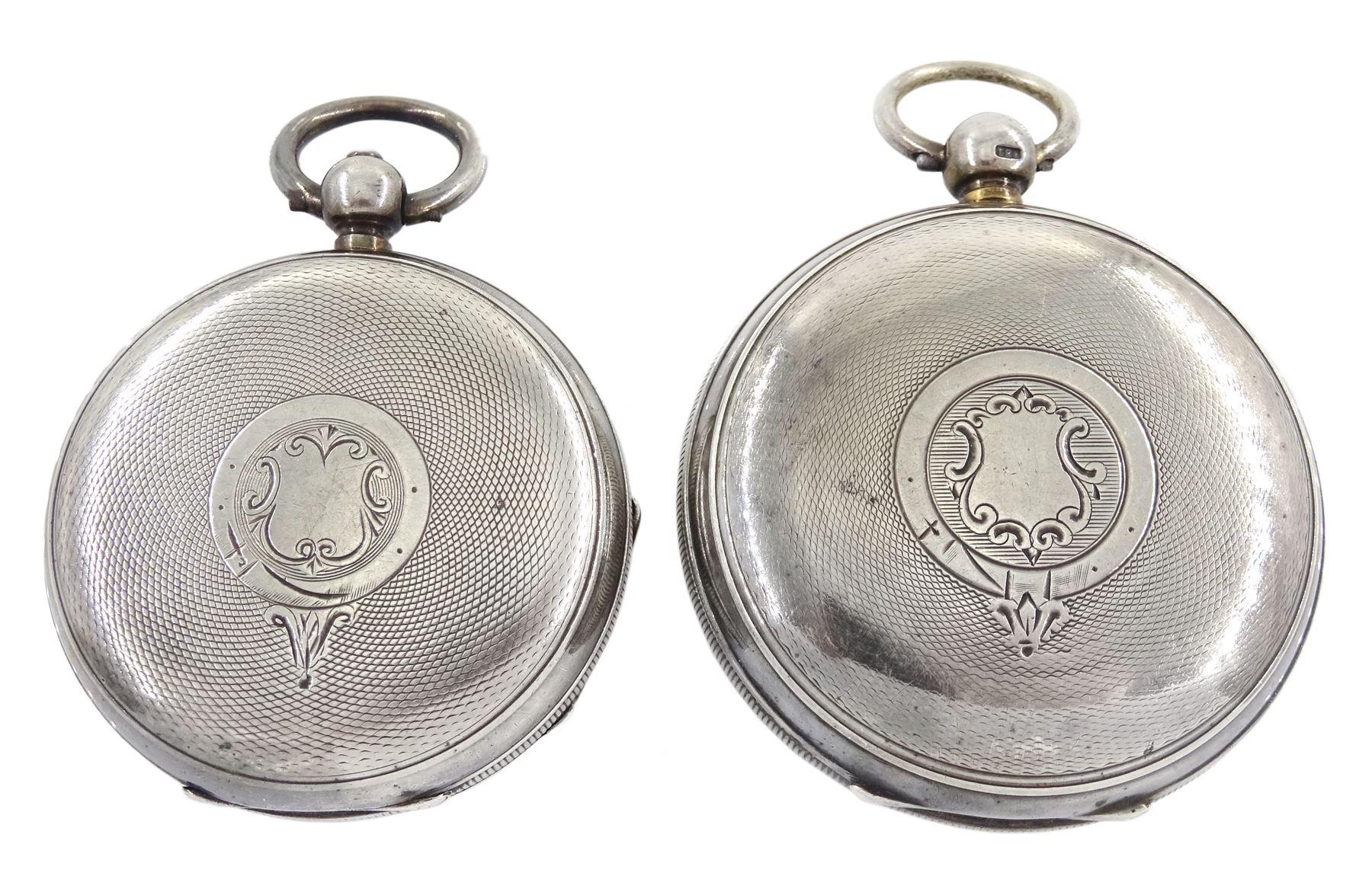 Victorian silver open face lever pocket watch by Dyson Sons Leeds Wakefield case by