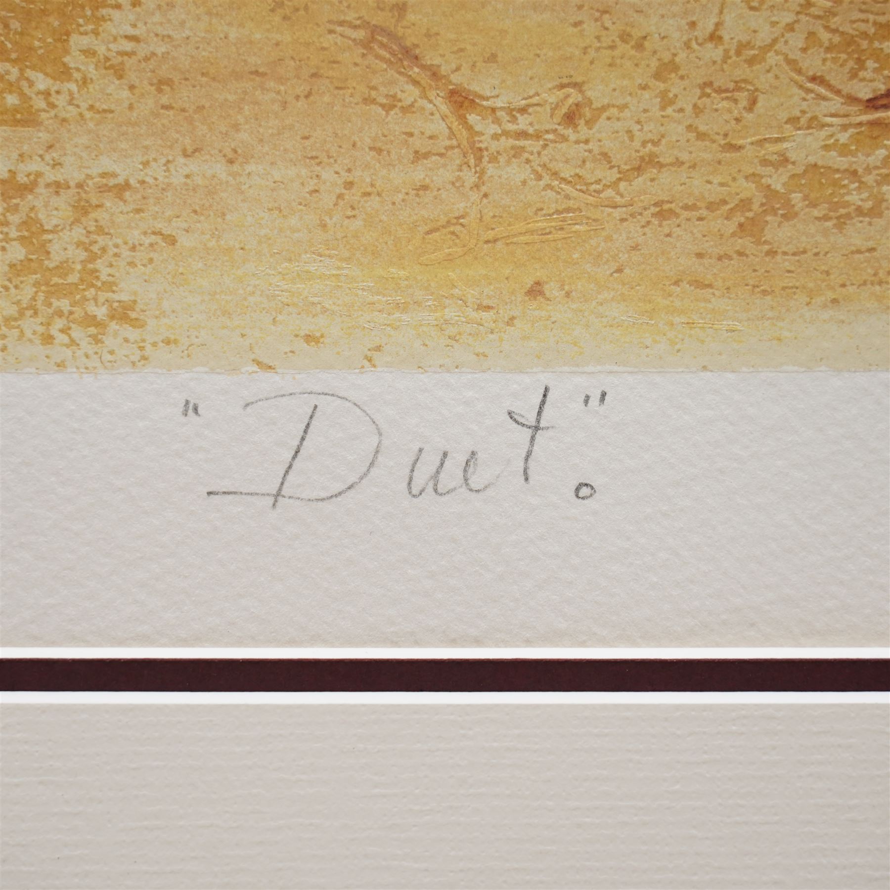 Joy Kirton-Smith (British contemporary): 'Duet' and 'Dreams', pair limited edition colour prints signed titled and numbered 60/275 and 78/275 in pencil max 68cm x 68cm (2)