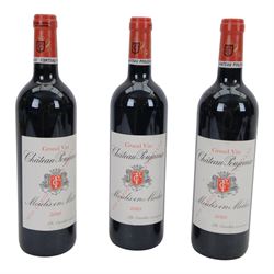 Chateau Poujeaux, 2010 Moulis en Medoc, 750ml, 14% vol, three bottles  