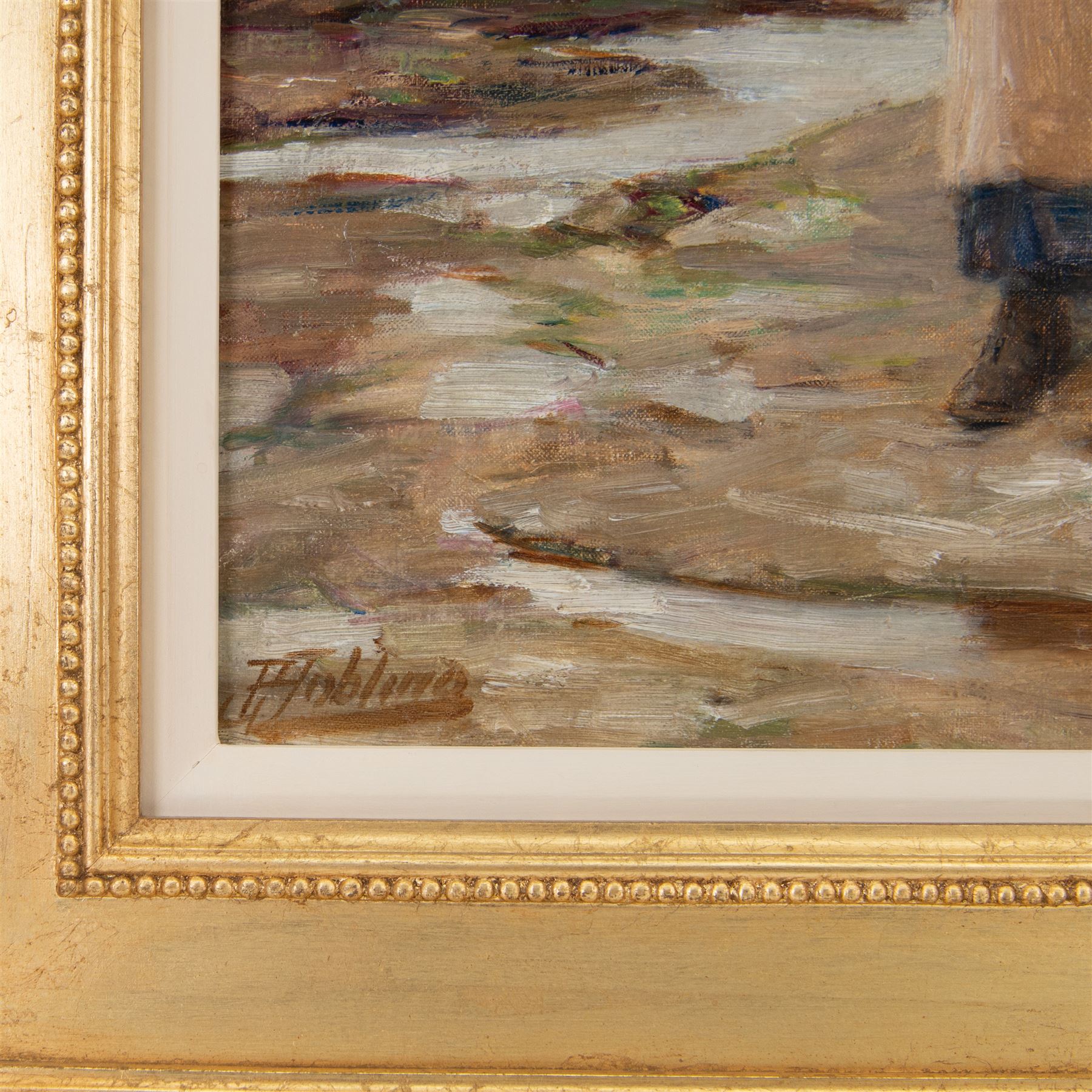 Robert Jobling (Staithes Group 1841-1923): A Staithes Fishergirl, oil on canvas signed 44cm x 34cm
Provenance: purchased from Simon Wood, Brockfield Hall, York