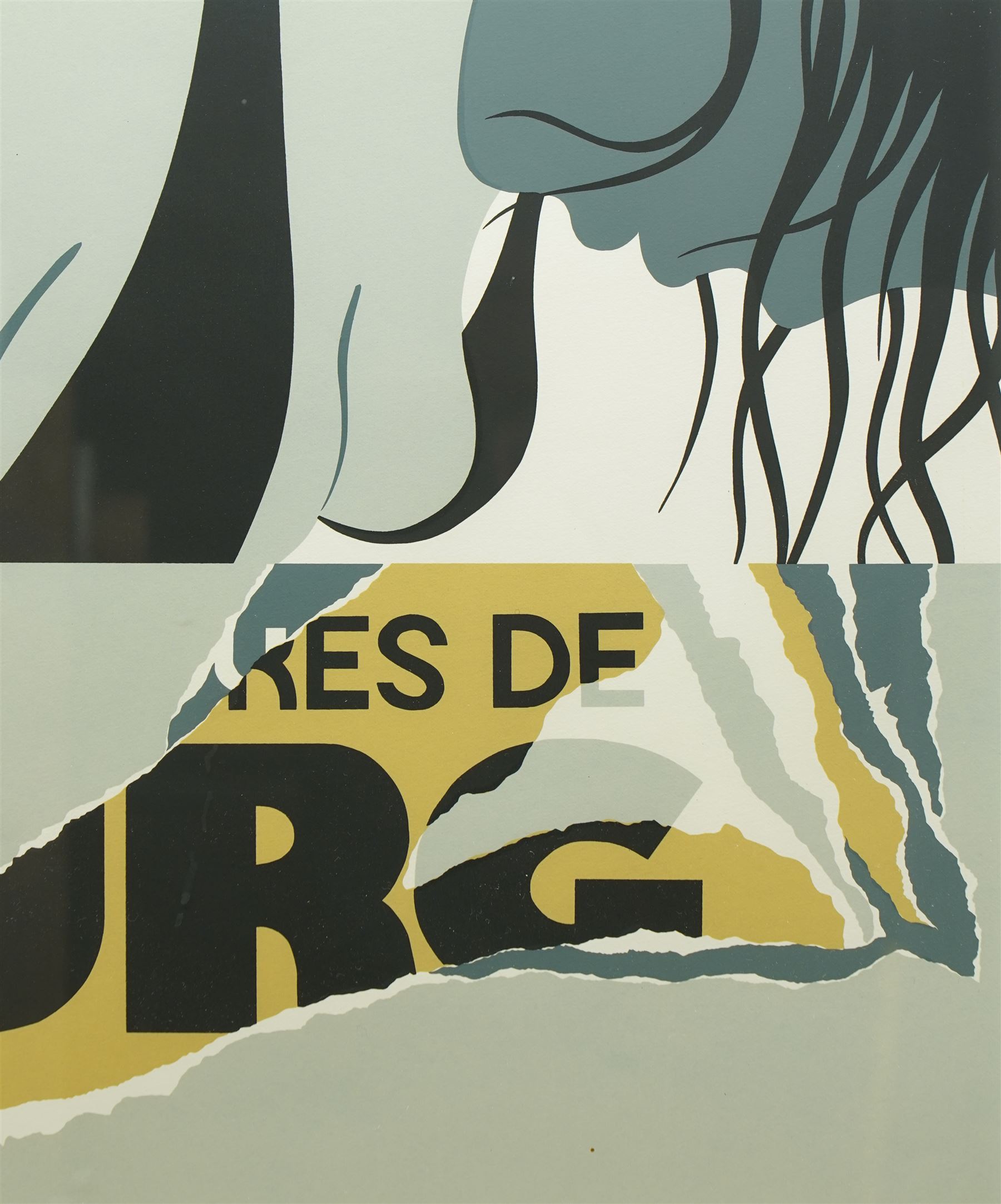 Preben Franck Stelvig (Danish 1942-2021): 'Stormens Sol-Torso', limited edition lithograph in colours signed inscribed numbered and dated '80 in pencil 51cm x 43cm