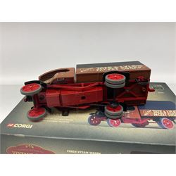 Four boxed Corgi ‘Vintage Glory of Steam’ die-cast models, comprising Fowler B6 Road Locomotive, Foden Steam Wagon, Sentinel Platform Wagon and Foden Dropside Wagon
