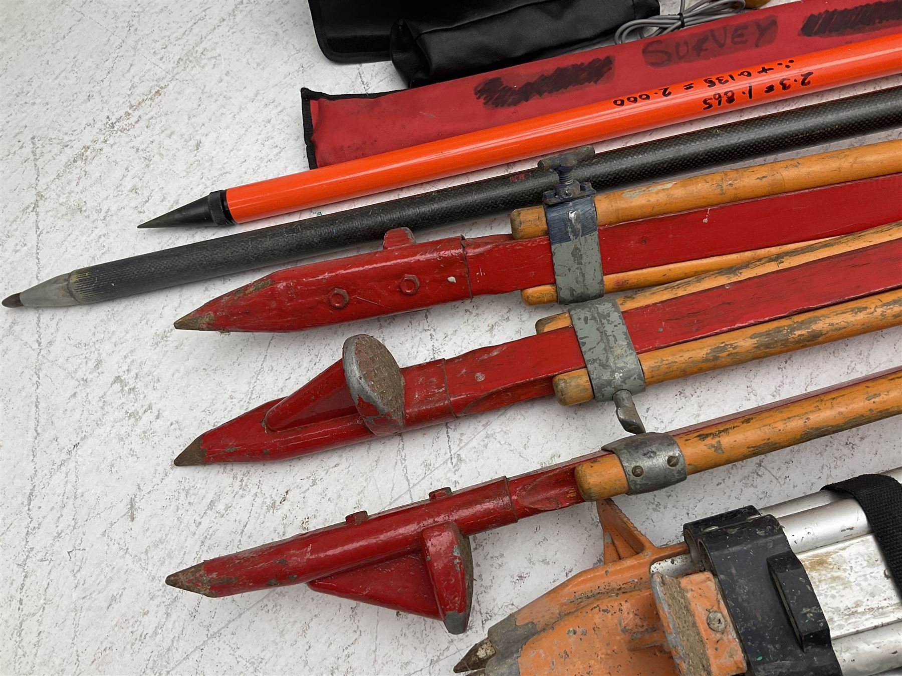 Land Surveying equipment - Nikon AX-2s Automatic Level 360 degrees, serial no.810890; in carrying case with instructions; Nikon Electronic Distancemaster Prism; in carrying case; Imax B6AC Dual Power Professional Balance Charger/Discharger; in carrying bag; Omni Zero 