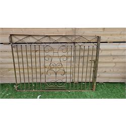 Large wrought iron gate - THIS LOT IS TO BE COLLECTED BY APPOINTMENT FROM DUGGLEBY STORAGE, GREAT HILL, EASTFIELD, SCARBOROUGH, YO11 3TX