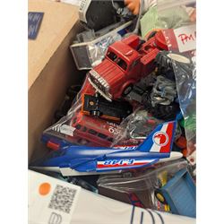 Collection of diecast cars, including Corgi and Dinky examples, together with a Russ Troll Doll, etc