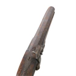 19th Century percussion belt pistol by Smith with, 6