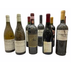 Mixed wine including Chateau De Fonbel 2004 Saint-Emilion Grand Cru, 75cl, 13%vol, Chateau Mourlet 2004 Graves, 75cl, 12%vol etc, fifteen bottles, various contents and proofs