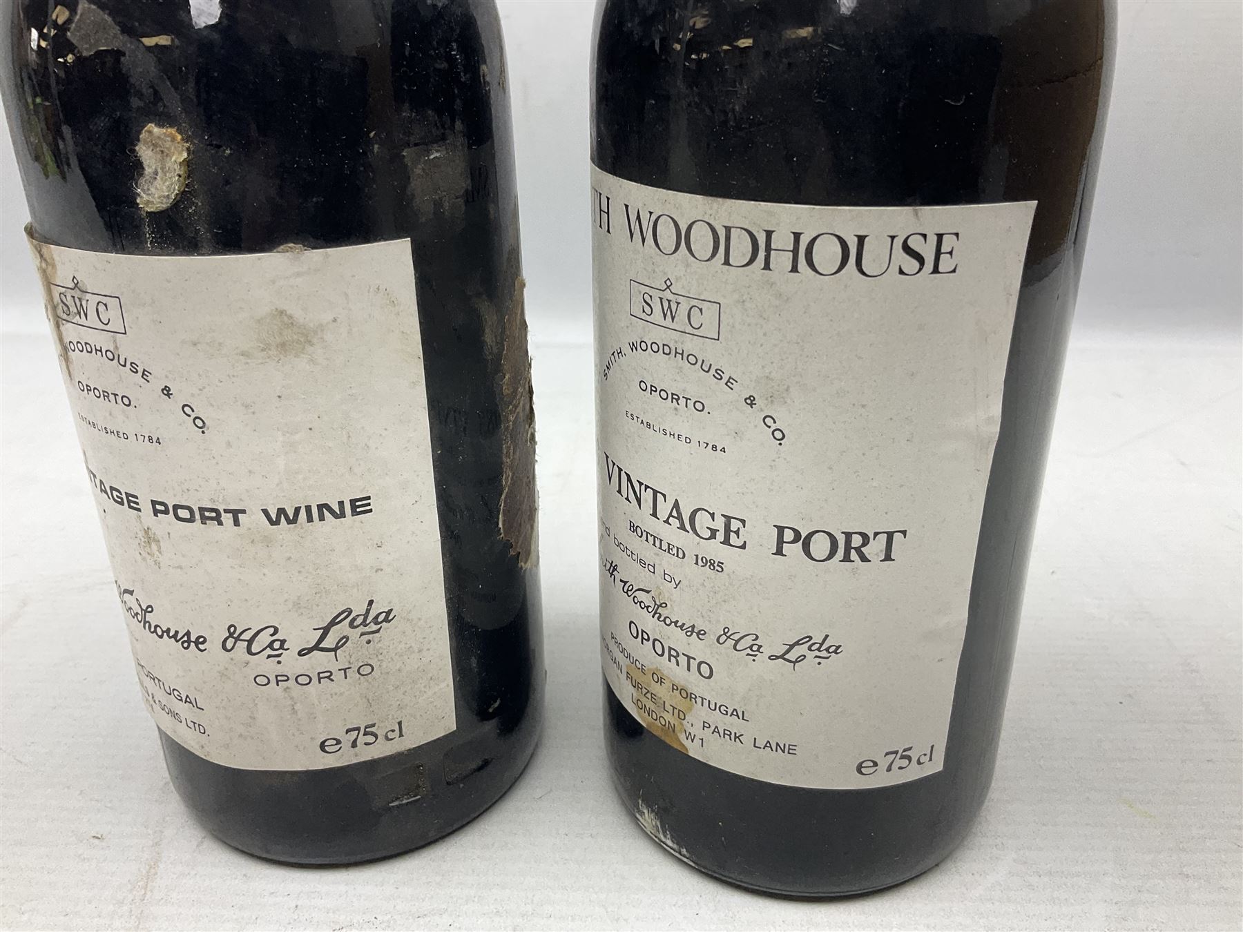 Smith Woodhouse, vintage port, years comprising 1977 and 1985, 75cl, unknown proof (2)