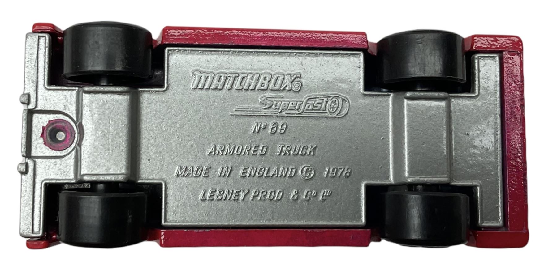 Matchbox/Superfast - nine '1-75' series models comprising 64d Fire Chief car, 65e Airport Coach, 66f Tyrone Malone Superboss, 68e Chevrolet Van, 69e Security Truck, 71e Cattle Truck, 72d Bomag Road Roller, 75c Alfa Carabo and 75e Helicopter; all boxed; and eight unboxed and playworn models (17)