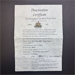 REGISTERED FIREARMS DEALER ONLY De-activated Russian Mosin Nagant 7.62x54RMN2575 bolt action rifle, serial number 117,  72cm (28.5