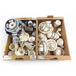 Paragon Country Lane part tea service, two Lladro figures, Royal Doulton Little Mistress f...