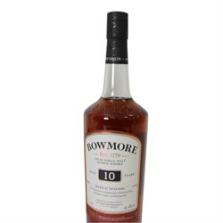 Bowmore, 10 year old, single malt scotch whisky, exclusive to the Global Traveller, two bottle  