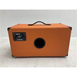 English made Orange 'Voice of the World' bass guitar speaker cabinet; 400 watts 8 ohms; serial no.OBC210M-00519-0615; L62cm