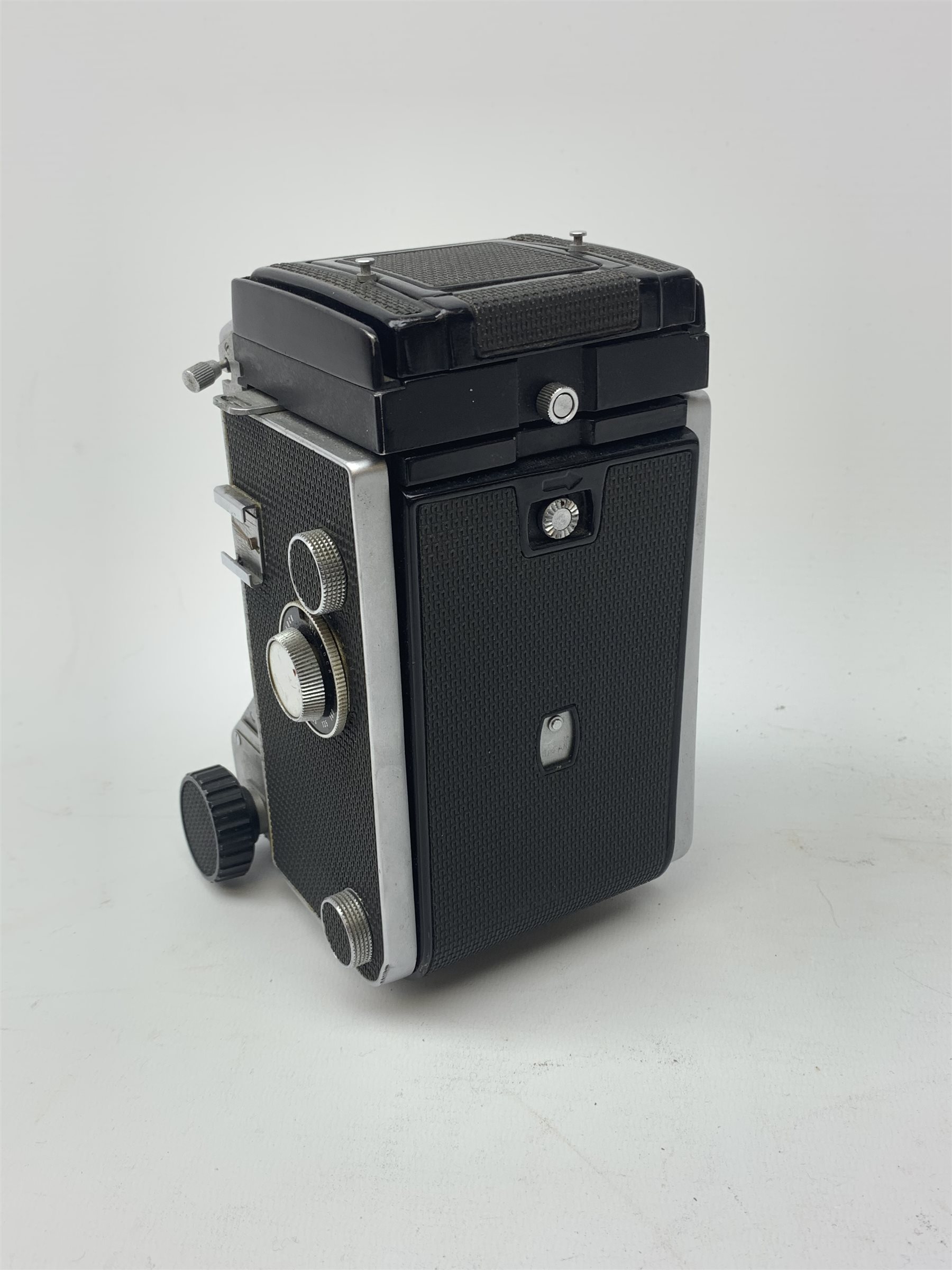 A Mamiya C33 Professional twin lens camera. 