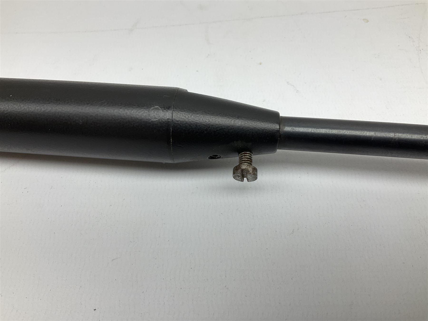 Crosman .22 air rifle with gas cylinder, model AS2250, with bolt action, skeleton stock, moderator and Hawke 4x32 telescopic sight with infra red facility, serial no.803B11493, L88.5cm