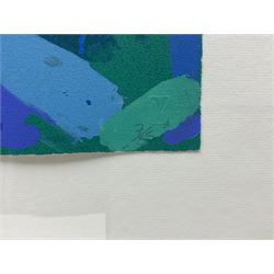 Anthony Frost (British 1951-): 'Totally Blue Beat', screenprint signed dated '97 and numbered 7/55 in pencil, with publisher's Gamma blindstamp 30cm x 30cm full sheet