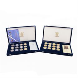 The Royal Mint 2000 'Queen Mother Centenary Collection', set of twelve silver proof coins,...
