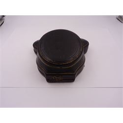 Victorian silver bowl, with embossed floral decoration and beaded rim, gilt interior and two applied shield cartouches, upon stepped circular foot, with a silver apostle spoon, with gilt bowl, both hallmarked George Unite, Birmingham 1883, bowl H5.5cm, within fitted tooled leather, silk lined case