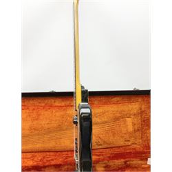 Fender three-tone Sunburst 12-string electric guitar c1965/6 Fullerton USA, with alder body and maple neck, the Indian rosewood fretboard with twenty-one frets and pearloid dot markers, fender electric XII bridge, F-stamp tuners (non-original), two split single coil pick-ups, master volume and tone and four-way switch, serial no.129730, L108cm; in original Fender case bearing label for Rivington Guitars New York with copy of original invoice; together with GuitarKes set-up and service certificate dated October 2021
