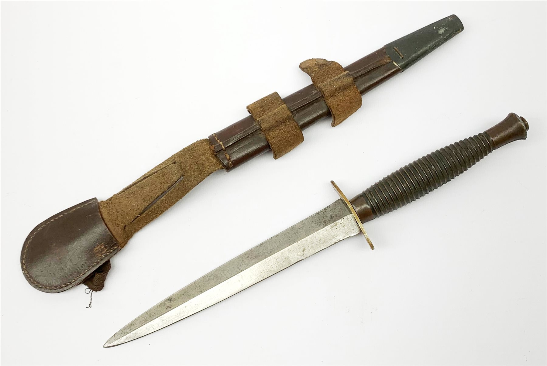 British FairbairnSykes type 3rd pattern Commando fighting knife with