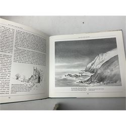 Eight books by David Bellamy on watercolour painting; and two bound volumes of Pennine Magazine 1981-84 (10)