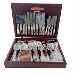 Cooper Ludlam silver plated canteen of cutlery, 29cm, 40cm