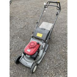 Honda HRB476CQXE petrol lawnmower
 - THIS LOT IS TO BE COLLECTED BY APPOINTMENT FROM DUGGLEBY STORAGE, GREAT HILL, EASTFIELD, SCARBOROUGH, YO11 3TX