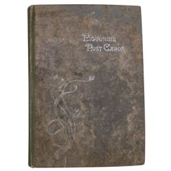Postcard Album, including 19th century and later postcards of people, places, drawings etc 