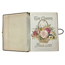  Victorian leather bound photo album, th