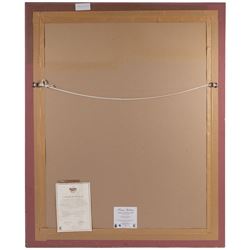 Rolf Harris (Australian 1930-): 'Sunrise - Taj Mahal' 'Rolf on Art - Monet' and 'Rolf on Art - Van Gogh', set of three limited edition giclee prints signed and numbered respectively, largest Sunflowers 66cm x 49cm (3)