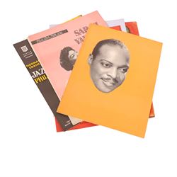 Signed Louis Armstrong 'Harold Davison presents Louis Armstrong and His All Stars' souvenir programme, signed to top left corner by Louis Armstrong, together with five further Jazz programmes and a Jazzways book