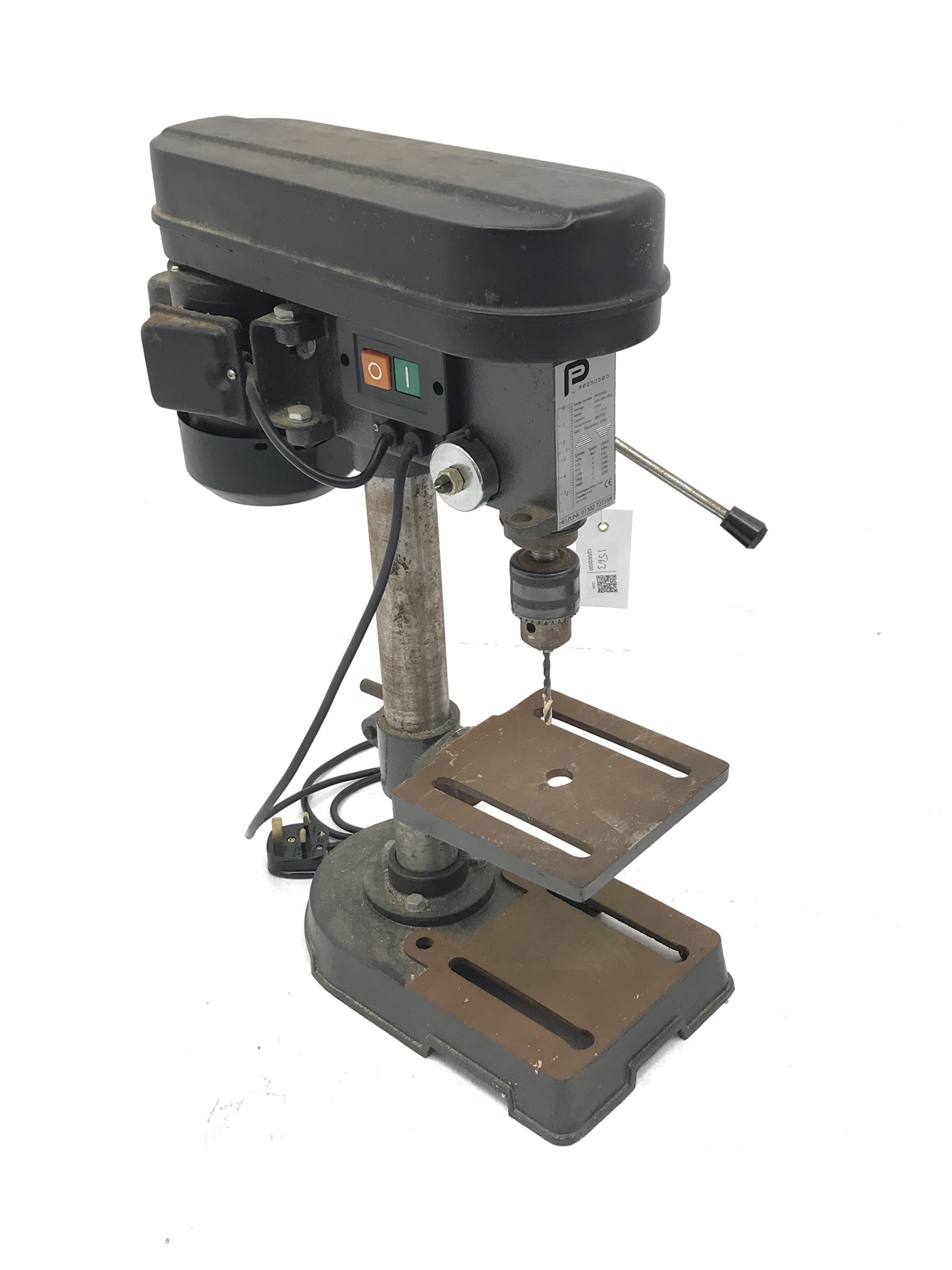 Rexon SM2150AE mitre saw and a Performance Power PP2505BD bench top 