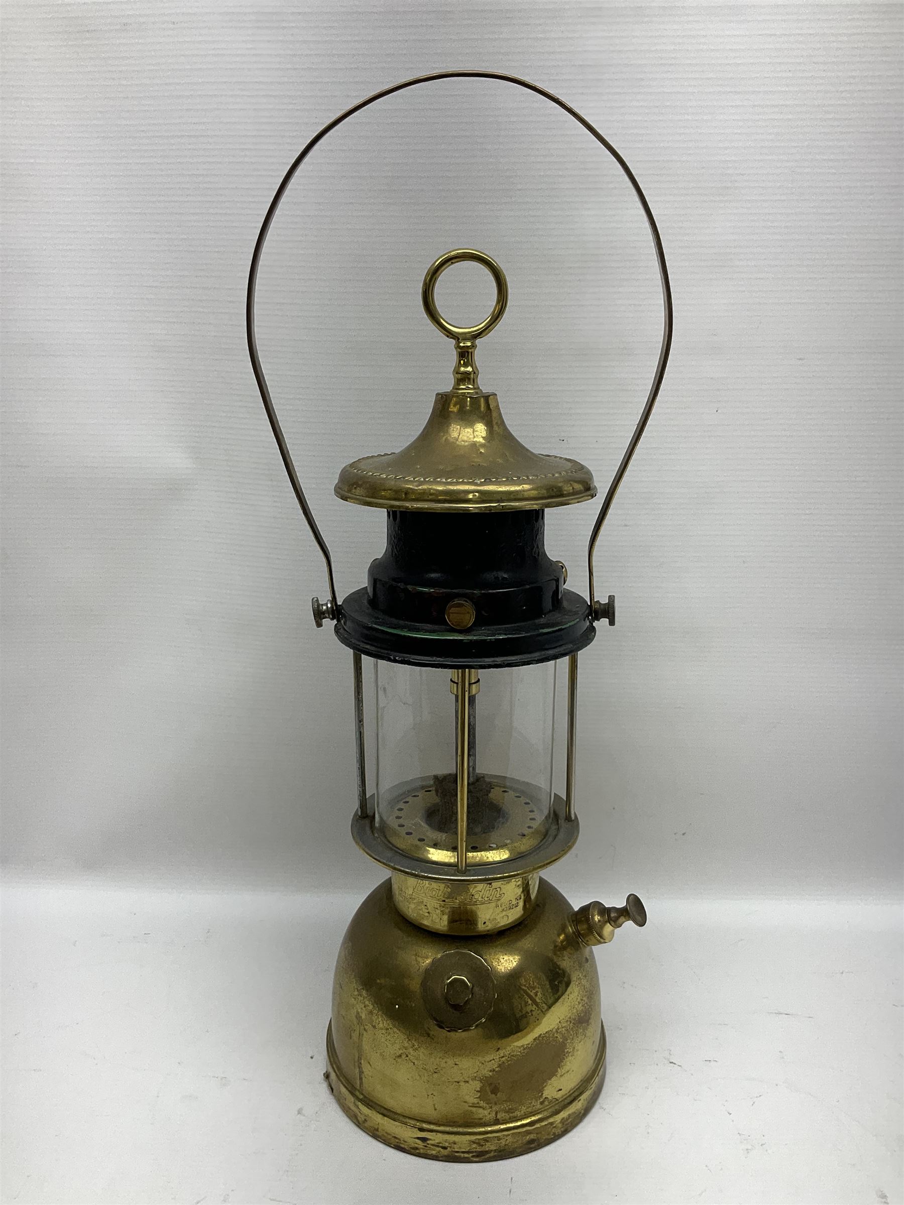 Bialaddin paraffin lamp Reg no 839212 | Wood, Metal & Other