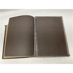 Victorian The Family Devotional Bible, by Rev Matthew Henry, pub. London and New York, The London Printing & Publishing Co, circa 1860, with steel engraving plates and gilt edges, L35cm