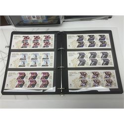 Queen Elizabeth II mint decimal stamps, mostly in presentation packs, face value of usable postage approximately 490 GBP