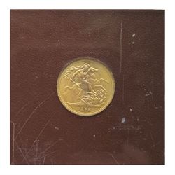 Queen Elizabeth II 1968 gold full sovereign coin