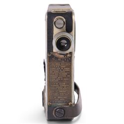 Simplex Pockette 16mm Movie Camera, serial no. C-009475, with case
