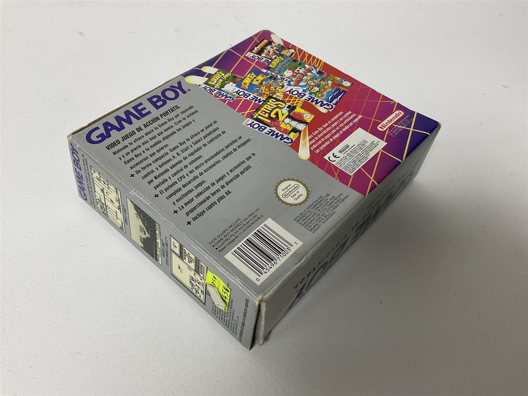 Boxed Nintendo Game Boy, 1989 model
