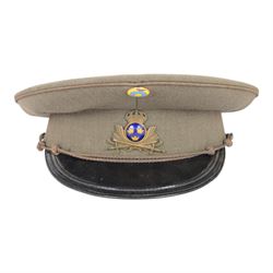 WWII Swedish army officer's peaked cap
