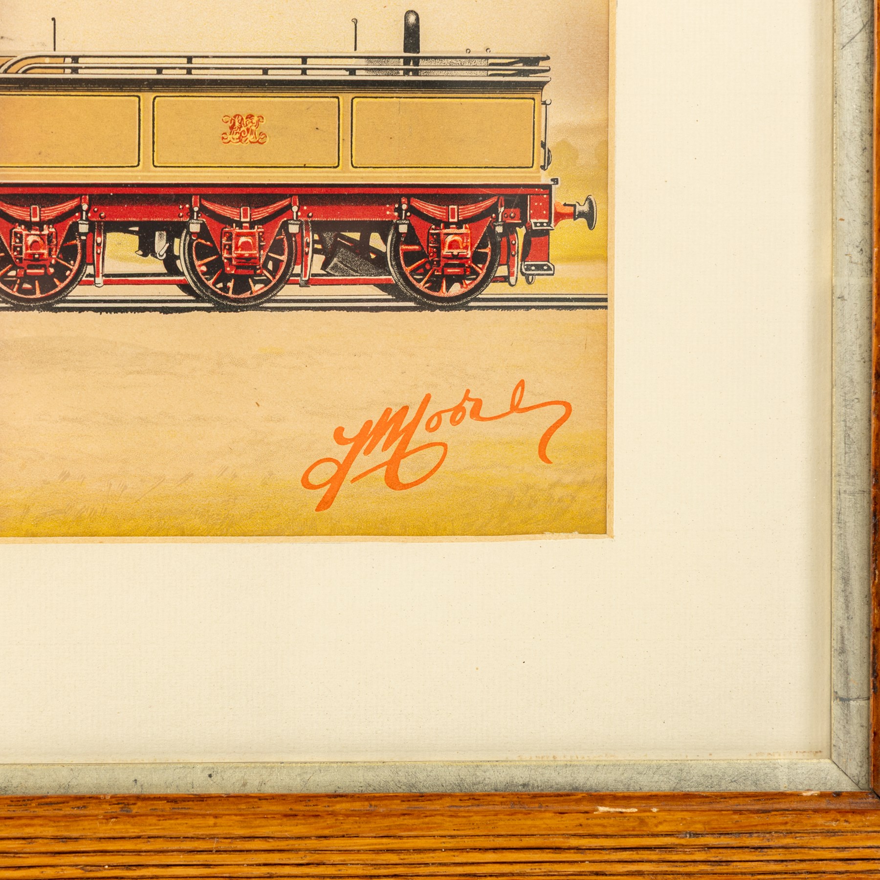 After Edwin Thomas Rudd (British 1861-1940): An East Coast Flier, Great Western Railway no. 3047 'Lord of the Isles', Midland Railway no. 116 and Caledonian Railway no. 769, four coloured prints max 21.5cm x 37.5cm (4)