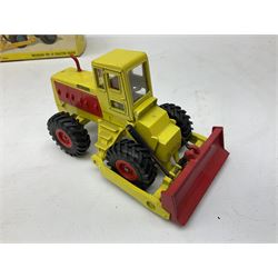 Dinky - Captain Scarlet and the Mysterons Maximum Security Vehicle with crate No.105; Airport Fire Tender with Flashing Light; and Michigan 180-III Tractor Dozer No.976; all boxed (3)