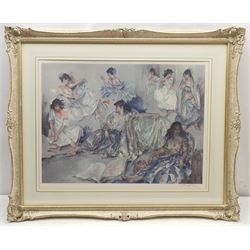 Sir William Russell Flint (Scottish 1880-1969): 'Variations IV', limited edition colour print signed in pencil pub. 1966, 45cm x 61cm