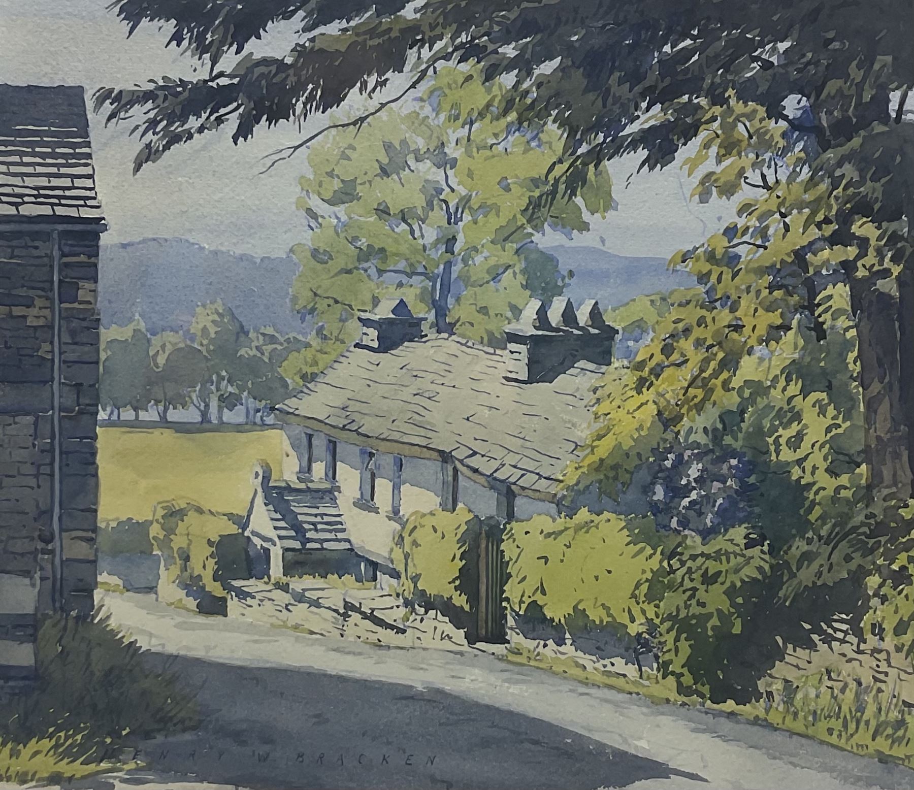 Henry Wilson Bracken (British 1920-1998): 'Glencoe', watercolour signed, titled verso 31cm x 37cm