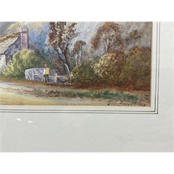 John Arnold (British Late 19th Century): Loch Katrine, watercolour signed and titled on mount, inscribed verso 34cm x 74cm 