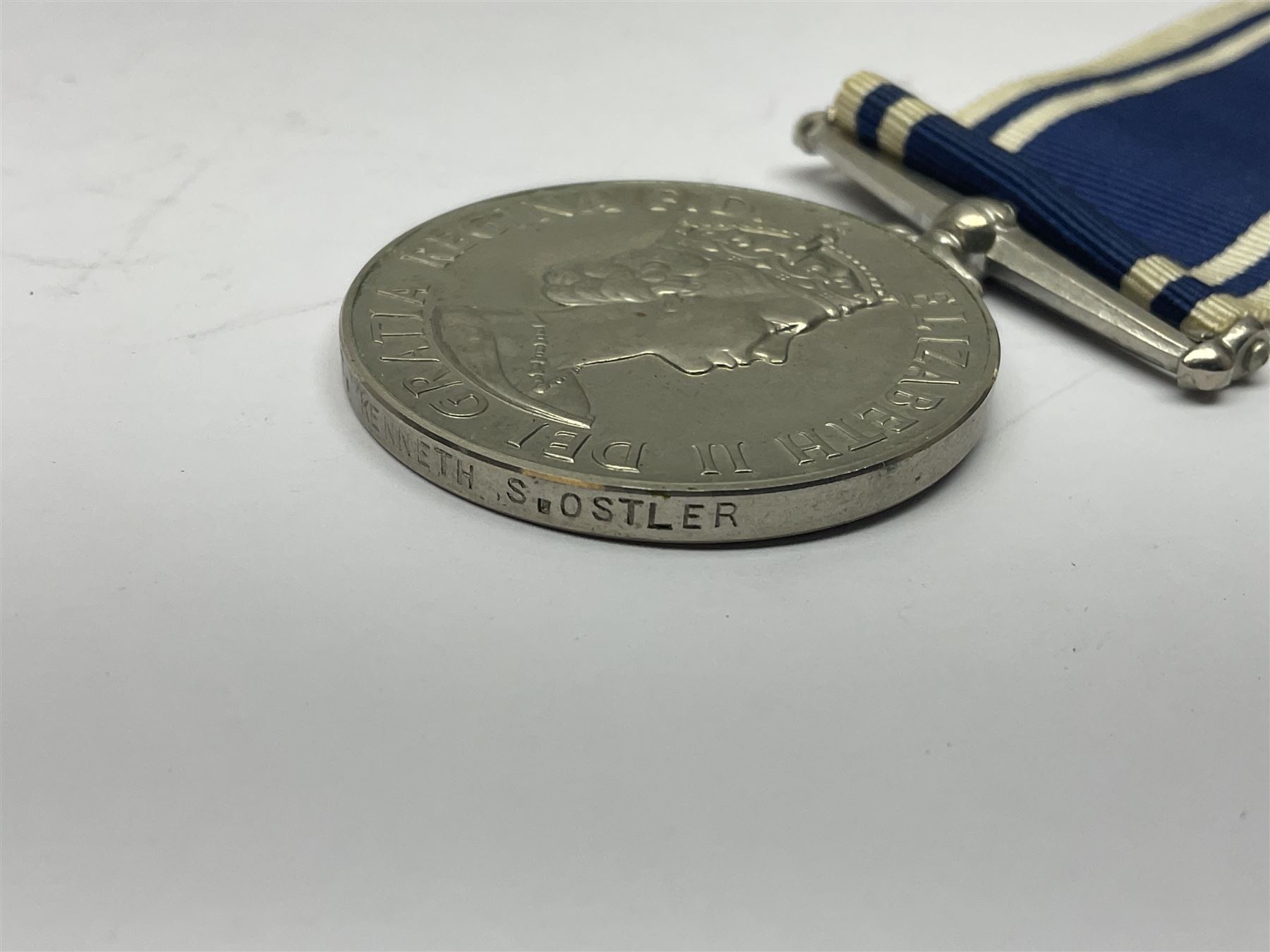 Hull police whistle, medal 'For Exemplary Police Service', three Jack Rigg prints, and a black and white photograph of Hull Dock Offices, 1903