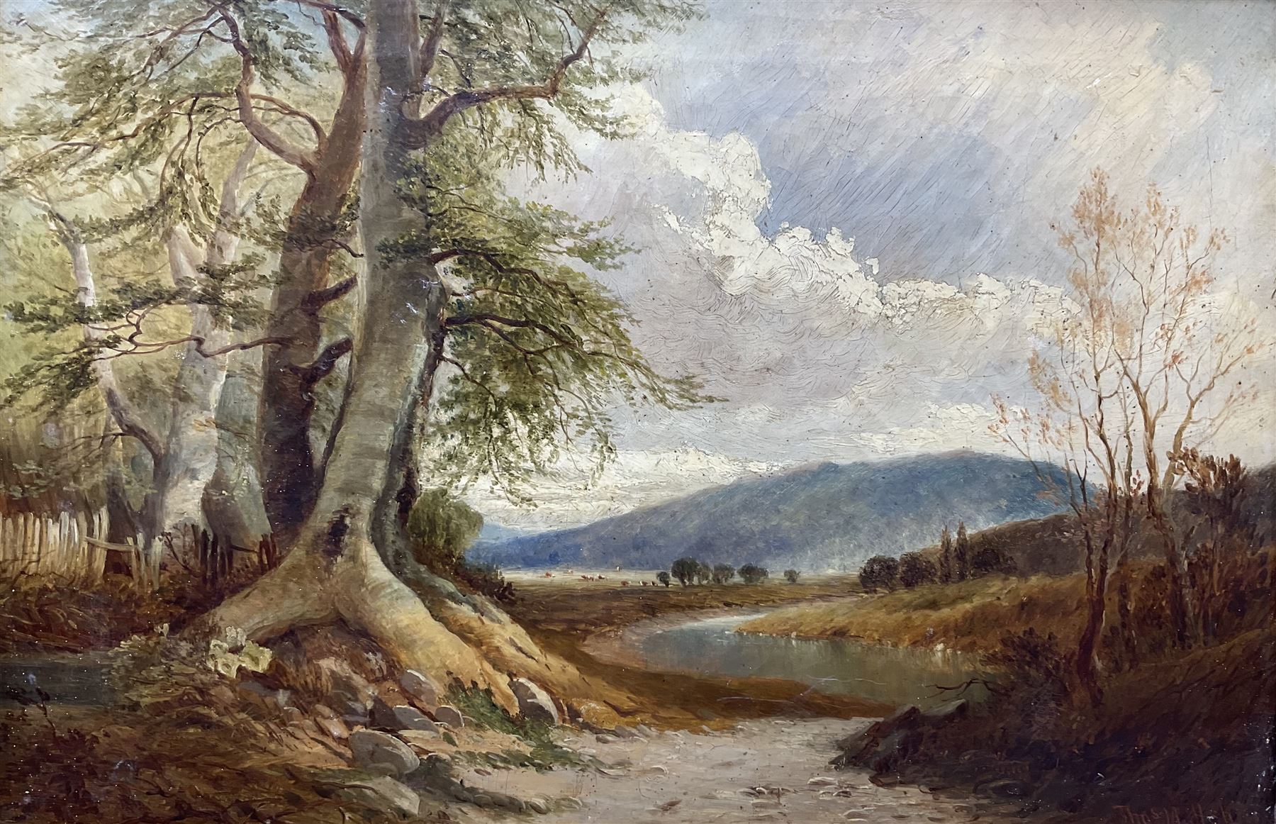 Thomas Morris Ash (British 1851-1935): 'Near Dolgellau - North West Wales', oil on canvas signed, inscribed verso 39cm x 59cm