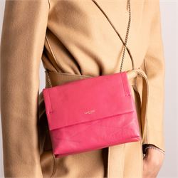 Lanvin - ‘Sugar’ Mini Bag, introduced circa 2014 under Alber Elbaz, in fuchsia quilted lambskin, with gold-tone chain and leather shoulder strap and hardware, unused with original dust bag