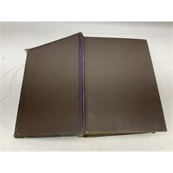 Victorian The Family Devotional Bible, by Rev Matthew Henry, pub. London and New York, The London Printing & Publishing Co, circa 1860, with steel engraving plates and gilt edges, L35cm