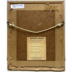 Helen Allingham RWS (British 1848-1926): Study of a Lily, watercolour unsigned, titled and attributed on gallery label verso 10cm x 6cm 
Provenance: with the Southgate Gallery, Wolverhampton, label verso