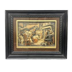 Arthur Osborne ivorex relief plaque, 'Ha